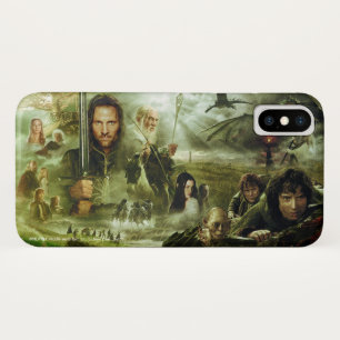 Coque iPhone X LE SEIGNEUR DES ANNEAUX Poster de cinéma Art