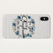 Coques Case-Mate iPhone Le Seigneur est mon berger| Psaume 23:1 chrétien (Dos (Horizontal))