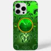COQUES Case-Mate iPhone LE SHAMROCK DE SAINT PATRICK, GREEN DAMASK (Verso)