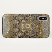 Coques Case-Mate iPhone Le Shantesa Joli Monogramme baroque (Dos (Horizontal))