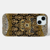 Coques Case-Mate iPhone Le Shantesa Monogramme baroque (Verso (horizontal))
