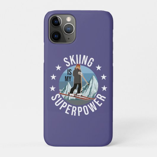 Coques Case-Mate iPhone Le Ski Est Ma Superpuissance (Dos)