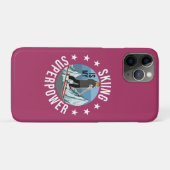 Coques Case-Mate iPhone Le Ski Est Ma Superpuissance (Dos (Horizontal))