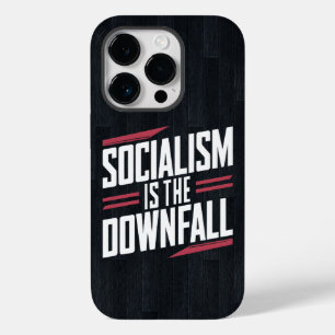 Coque Pour iPhone 14 Pro Le socialisme est la chute et le capitalisme est l