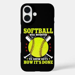 Coques iPhone 16 Le softball a été inventé pour montrer aux garçons