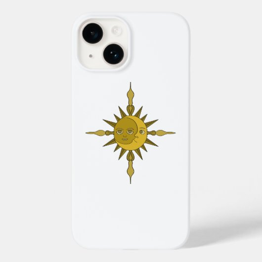 Coques Case-Mate iPhone Le soleil et la lune (Verso)