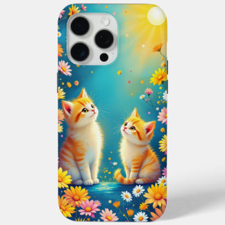Coque iPhone 15 Pro Max Le soleil et le chaton