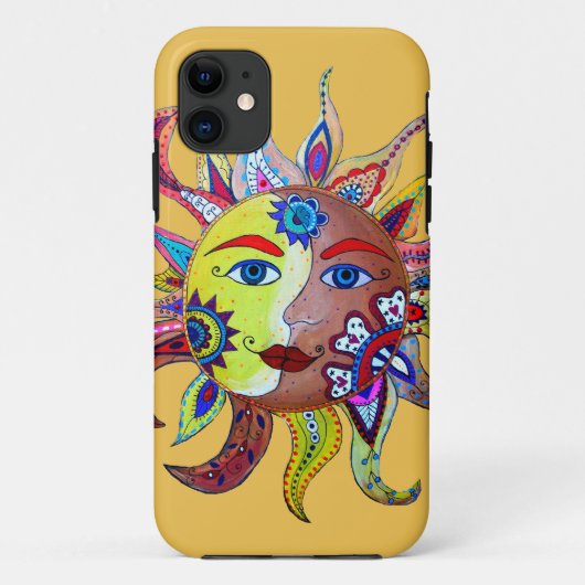 COQUES Case-Mate iPhone LE SOLEIL ET LUNE - SOLÉNOÏDE D'EL DE LUNA DE LA (Dos)