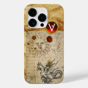 Coques Pour iPhone LE SOLEIL LA LUNE ET LE PARCHEMENT BASILISTE Monog