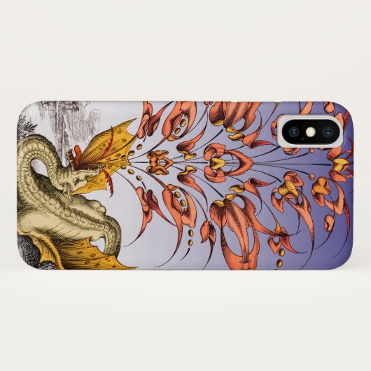 Coques Case-Mate iPhone Le souffle du dragon (Dos (Horizontal))
