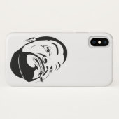 Coques Case-Mate iPhone Le sourire du Koksmann (Dos (Horizontal))