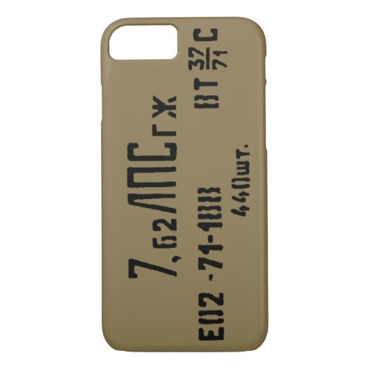 Coques Case-Mate iPhone Le spam AK-47 7,62 x 39 Ammo peut (Dos)