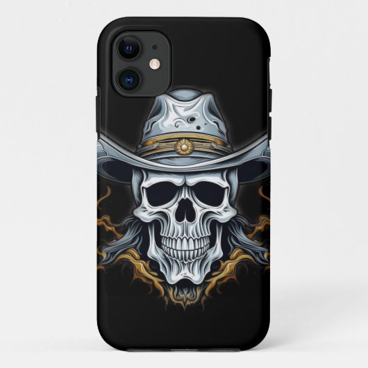Coques Case-Mate iPhone Le squelette cowboy (Dos)