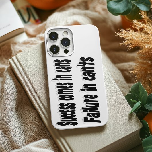 Coques Case-Mate iPhone Le succès vient en boîtes Citations Citation motiv