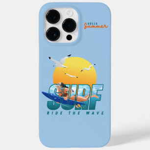 Coque Pour Pour iPhone 14 Pro Max Le surfeur chevauche la vague (F)