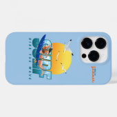 Coques Case-Mate iPhone Le surfeur chevauche la vague | (F) (Verso (horizontal))