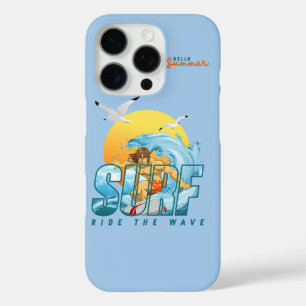 Coques iPhone 16 Pro Le surfeur chevauche la vague (M)