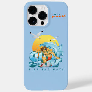 Coque Pour Pour iPhone 14 Pro Max Le surfeur fait le tour de la vague   M