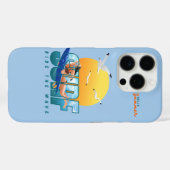 Coques Case-Mate iPhone Le surfeur monte la vague | (F) (Verso (horizontal))