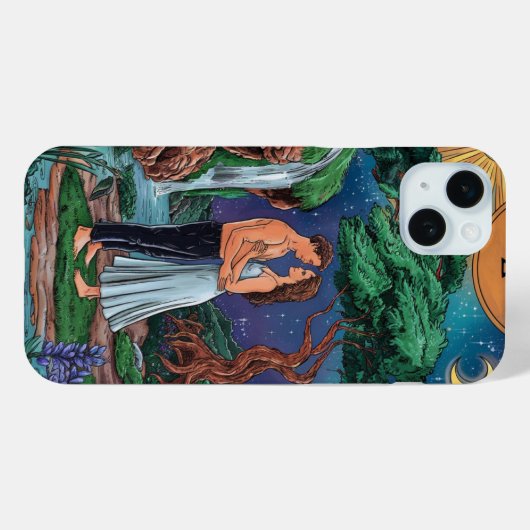 Coques Case-Mate iPhone Le Tarot des amoureux (Verso (horizontal))