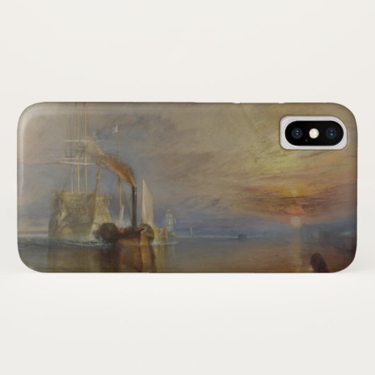 Coques Case-Mate iPhone Le Temeraire de combat (Dos (Horizontal))