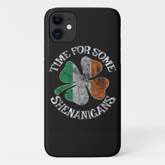 Coques Case-Mate iPhone Le temps de Saint-Patrick pour un trèfle de quelqu (Dos)