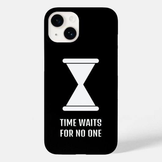 Coques Case-Mate iPhone Le temps n'attend personne une heure sablonneuse c (Verso)