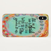 Coques Case-Mate iPhone "Le temps qui nous est donné" Inspiribilité (Dos (Horizontal))