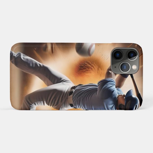 Coques Case-Mate iPhone Le terrain de baseball Thunder, (Dos (Horizontal))