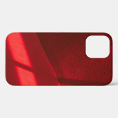 Coques Case-Mate iPhone Le textile rouge en gros plan (Verso (horizontal))
