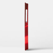 Coques Case-Mate iPhone Le textile rouge en gros plan (Verso / Gauche)