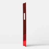 Coques Case-Mate iPhone Le textile rouge en gros plan (Verso / Droite)