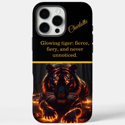 Coques Case-Mate iPhone Le tigre brille dans l'ombre (Verso)
