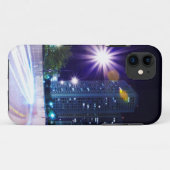 Coques Case-Mate iPhone Le trafic brouillé la nuit (Dos (Horizontal))