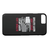 Coques Case-Mate iPhone Le travail qualifié n’est pas bon marché Drapeau a (Dos (Horizontal))