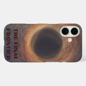 Coques Case-Mate iPhone Le trou noir de la frontière ultime (Verso (horizontal))