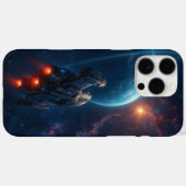 Coques Case-Mate iPhone Le vaisseau spatial futuriste (Verso (horizontal))