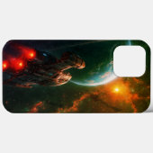 Coques Case-Mate iPhone Le vaisseau spatial futuriste (Verso (horizontal))