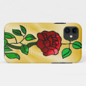 Coques Case-Mate iPhone Le verre souillé s'est levé (Dos (Horizontal))