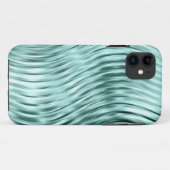 Coques Case-Mate iPhone Le vert de glace a courbé le Coque-Compagnon de (Dos (Horizontal))