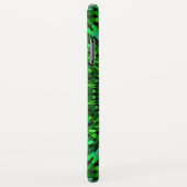 Coques Case-Mate iPhone Le vert laisse le mandala (Dos/Droite)