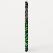 Coques Case-Mate iPhone Le vert laisse le mandala (Dos/Gauche)