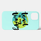 Coques Case-Mate iPhone Le voyage est ma thérapie (Verso (horizontal))