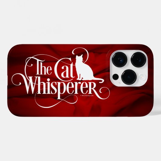 Coques Case-Mate iPhone Le Whisperer de chat (Verso (horizontal))