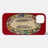 Coques Case-Mate iPhone Le Zodiaque, 1496 (Verso (horizontal))