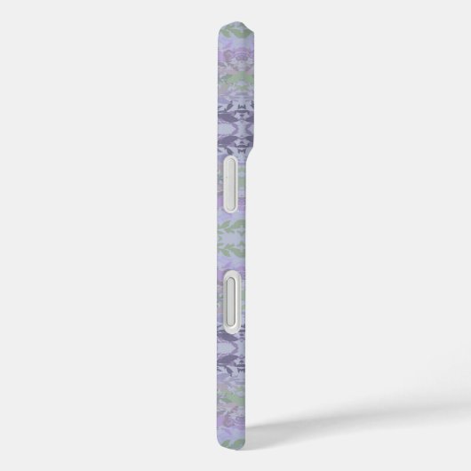 Coques Case-Mate iPhone Leafy Creeping Vine Drawing Pattern With Pastels (Verso / Droite)