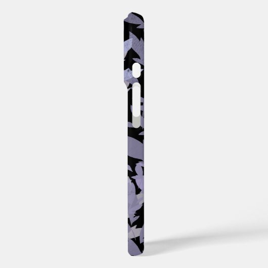 Coques Case-Mate iPhone Leafy Creeping Vine Drawing Pattern With Pastels (Verso / Gauche)