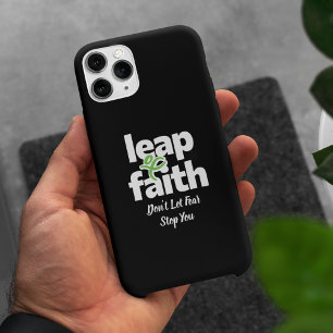 Coque Pour iPhone 14 Leap Of Faith Ne laissez pas la peur vous arrêter 
