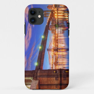 Coque iPhone 11 L'East River, pont de Brooklyn, Manhattan