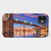 Coques Case-Mate iPhone L'East River, pont de Brooklyn, Manhattan (Dos (Horizontal))